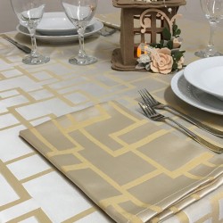 Tablecloths Leila Beige/Ivory 381