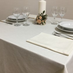 Tablecloths Linone Ivory