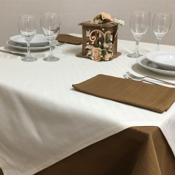 Tablecloths Londra Ivory