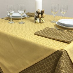 Tablecloths Porto Quadro Yellow