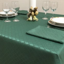 Tablecloths Porto Quadro Green