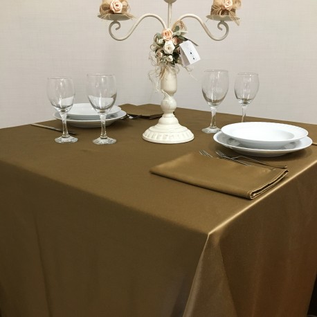 Tablecloths Satin Camilla Bronze