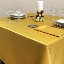 Tablecloths Satin Camilla Yellow