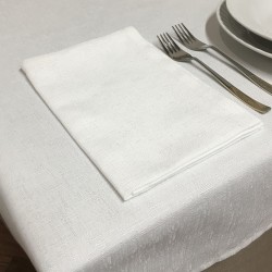 Tablecloths Tele Grosse White
