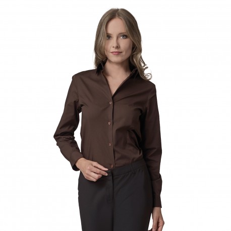 Camicia Lisa Tabacco Siggi