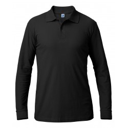 Polo Summer long sleeve Black Siggi