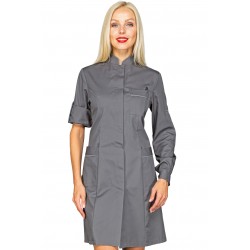 Gown Venezia Grey + profile Grey 65% Polyester - 35% Cotton ISACCO 007712