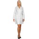 Gown Singapore White without Elastic Ai Polsi 100% Cotton ISACCO 009250
