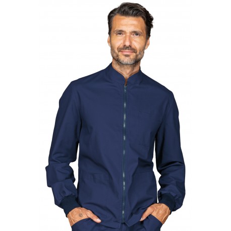 Casacca Samarcanda Polso In Maglia Blu 100% Cotone ISACCO 036302P