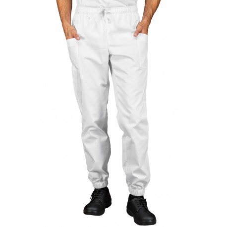 Panta Ibiza Weiß 65% Polyester - 35% Baumwolle ISACCO 043910