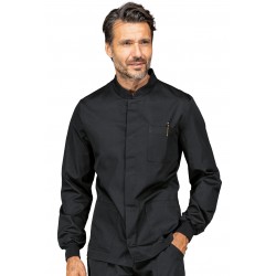 Casacca Corfù Polsi In Maglia Nero 65% Poliestere - 35% Cotone ISACCO 055001P