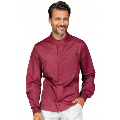 Casacca Corfù Polsi In Maglia Bordeaux 65% Poliestere - 35% Cotone ISACCO 055003P