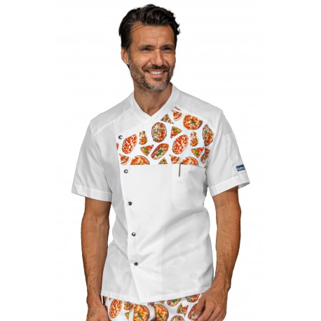 Jacket Erickson short sleeves uperdry Light White + Pizza 100% Polyester  Superdry Microfiber ISACCO 058424M