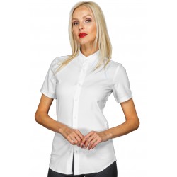Shirt Portorico Unisexshort sleeveWhite 97% Cotton Jersey - 3% Spandex ISACCO 062700M