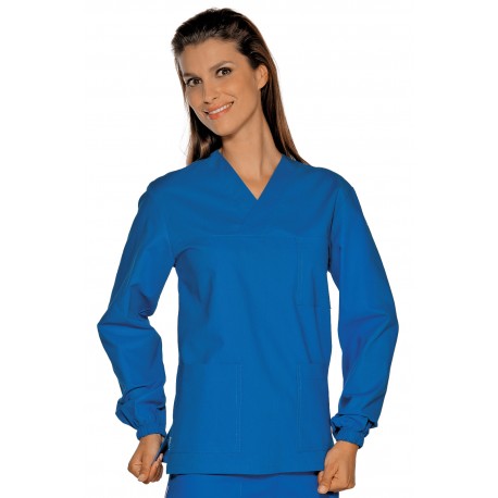 CASACCA COLLO AV COLOURS M/L - AZZURRO