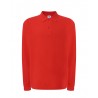 Polo regular manica lunga Rosso