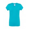 REGULAR LADY V-NECK turchese