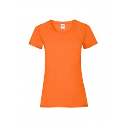 T-SHIRT DONNA VALUEWEIGHT COLOURS - ARANCIO