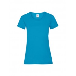 T-SHIRT DONNA VALUEWEIGHT COLOURS - AZZURRO