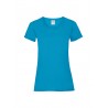 T-SHIRT DONNA VALUEWEIGHT COLOURS - AZZURRO
