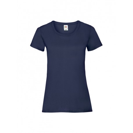T-SHIRT DONNA VALUEWEIGHT COLOURS - BLU NOTTE