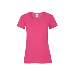 T-SHIRT DONNA VALUEWEIGHT COLOURS - FUCSIA