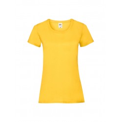 T-SHIRT DONNA VALUEWEIGHT COLOURS - GIRASOLE