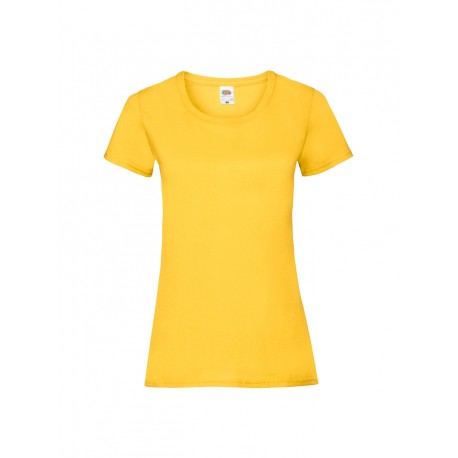 T-SHIRT DONNA VALUEWEIGHT COLOURS - GIRASOLE