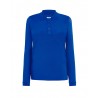 Polo regular  LADY manica lunga Blu Royal