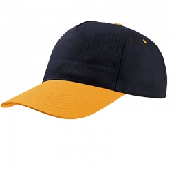 Cappellino Navy Giallo