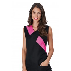 Pinafore Cindy Black + Fuchsia SIGGI