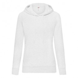 Felpa Cappuccio Leggera Donna Bianca