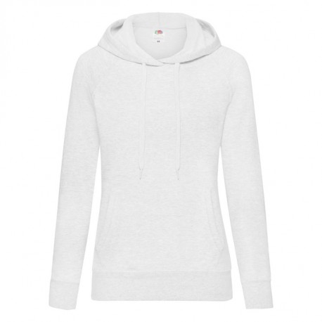 Felpa Cappuccio Leggera Donna Bianca