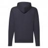 Felpa Cappuccio Zip Blu Notte