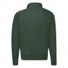 Felpa Collo Zip Verde Bottiglia