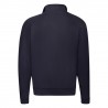 Felpa Collo Zip Blu Notte