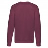 Felpa Raglan Leggera Bordeaux