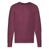 Felpa Raglan Leggera Bordeaux