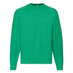 Felpa Raglan Verde Prato