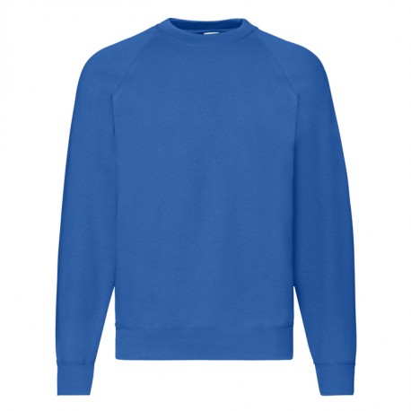 Felpa Raglan Blu Royal