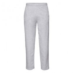 Pantalone Felpato Leggero Grigio Melange