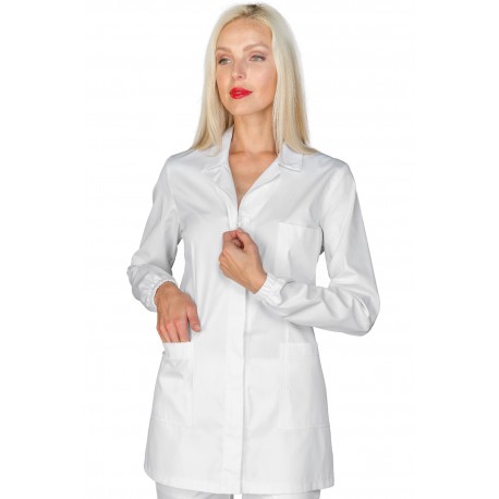 Tunic Atene White Zip ISACCO 031420