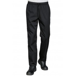 Trousers With Elastic & Without Pockets Black ISACCO 043801