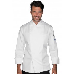Chef Jacket Helsinki White ISACCO 058800