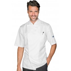Chef Jacket Helsinki Superdry short sleeve White ISACCO 058830M