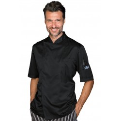 Chef Jacket Helsinki Superdry short sleeve Black ISACCO 058831M