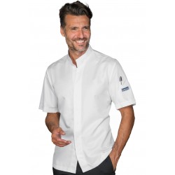 Chef Jacket Sincler Superdry short sleeve White ISACCO 058880M