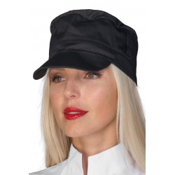 Hat charly Black with net ISACCO 077031