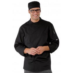 Chef Jacket Pretoria Extra Light Black Xxxl ISACCO 059821A