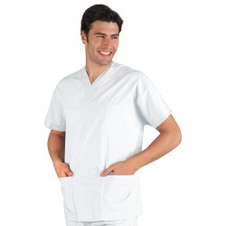 Casacca Collo A V Bianco 5Xl Unisex ISACCO 045000C